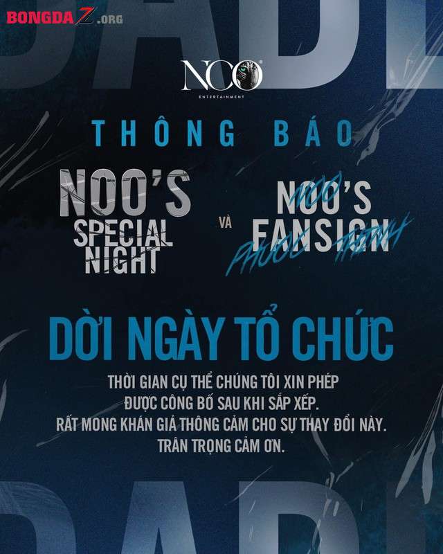Hoãn các chương trình giải trí